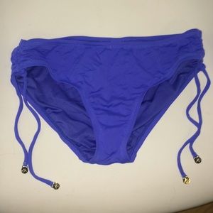 Anne Cole Signature bikini bottom in blue in S